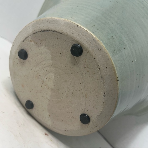 Studio Art Pottery Large Ceramic Serving Centerpiece Bowl Handles Speckled Deep - Picture 6 of 6